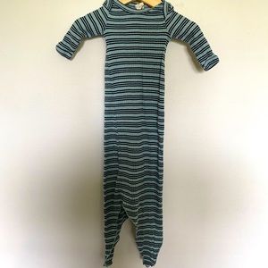 Kate Quinn organic cotton ribbed knot gown